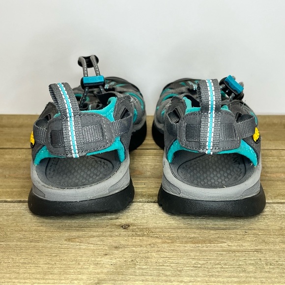 Keen Gray and Blue Sport Sandals with Protective Toe Bumper - Picture 5 of 7